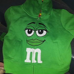 M & M Green kids Sweat jacket with hoodie New